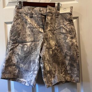 Hollister Men's Gray Camouflage Cargo Shorts